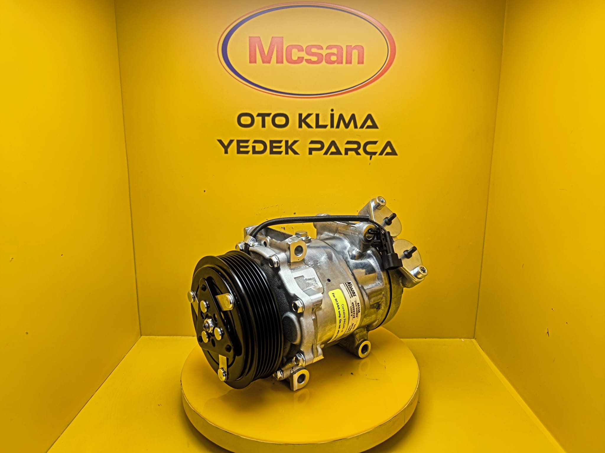 Ford Focus 2 1.6Tdci 2005-2012 Klima Kompresörü 3M5H19D629GA Ford Focus 2 1.6Tdci 2005-2012 Klima Kompresörü 3M5H19D629GA - Görsel 2