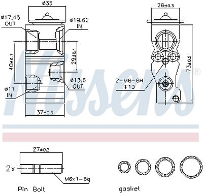 1617191580 Peugeot 3008 - 5008 Expansion (Genleşme) Valfi Peugeot 3008 - 5008 Expansion (Genleşme) Valfi 1617191580