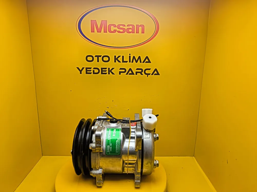 5H09 12V 2VK Üstten Çıkış İnce Kalın Üniversal Klima Kompresörü 5H09 12V 2VK Üstten Çıkış İnce Kalın Üniversal Klima Kompresörü - Gorsel 1