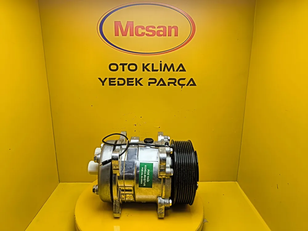 5H09 12V 8PK Arkadan Çıkış İnce Kalın Üniversal Klima Kompresörü 5H09 12V 8PK Arkadan Çıkış İnce Kalın Üniversal Klima Kompresörü - Gorsel 3