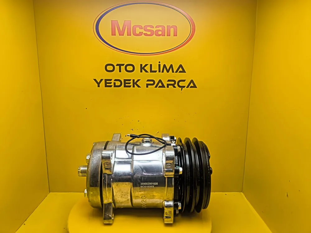 5H14 12V 2VK Arkadan Çıkış İnce Kalın Üniversal Klima Kompresörü 5H14 12V 2VK Arkadan Çıkış İnce Kalın Üniversal Klima Kompresörü - Gorsel 3