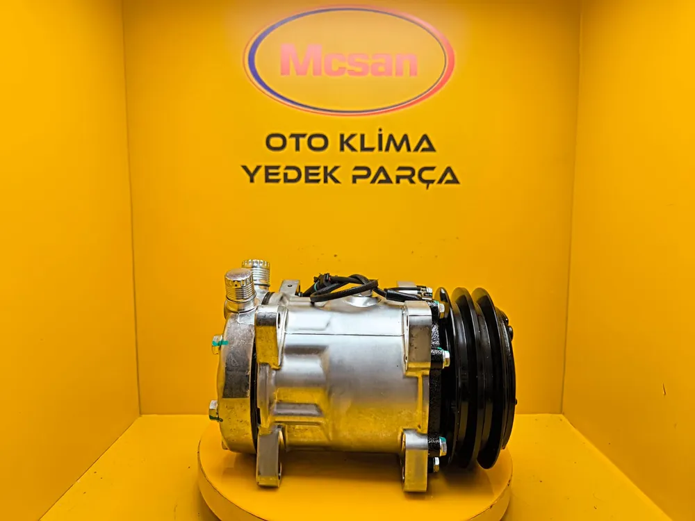 7H15 12v 2Vk Üstten Çıkış İnce Kalın Üniversal Klima Kompresörü SD8028 7H15 12v 2Vk Üstten Çıkış İnce Kalın Üniversal Klima Kompresörü SD8028 - Gorsel 3