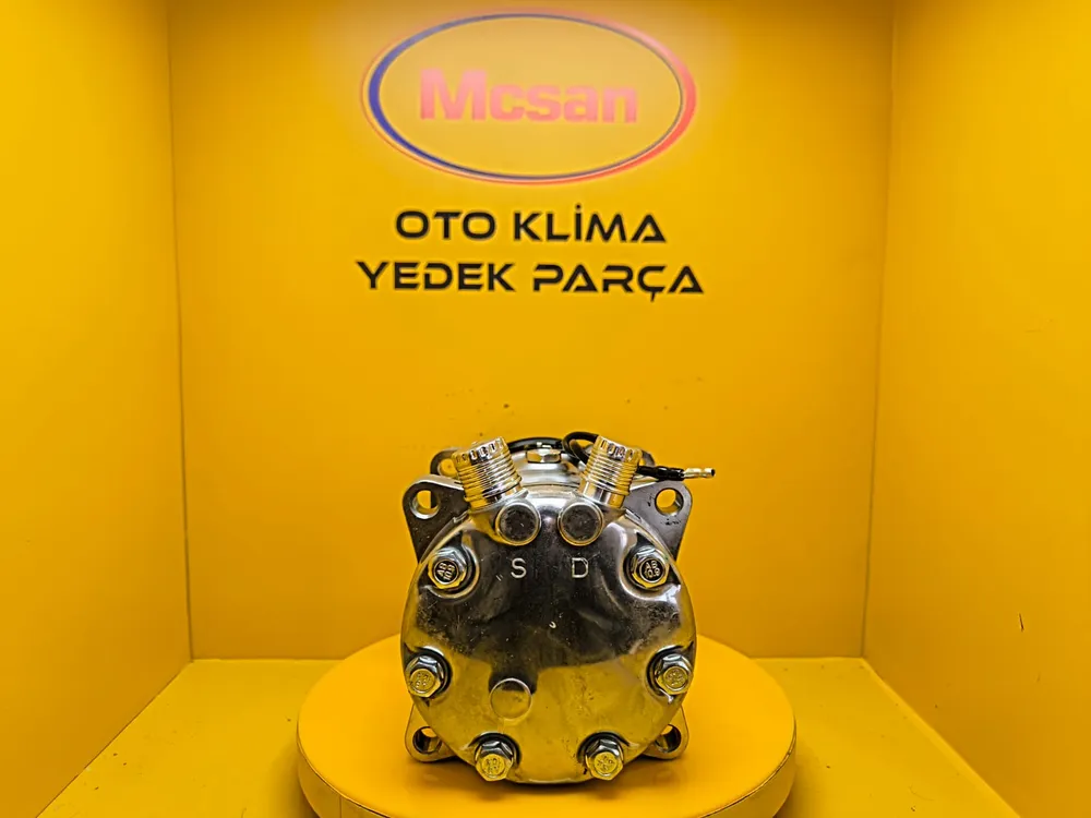 7H15 12v 8Pk Üstten Çıkış İnce Kalın Üniversal Klima Kompresörü SD8028 7H15 12v 8Pk Üstten Çıkış İnce Kalın Üniversal Klima Kompresörü SD8028 - Gorsel 4
