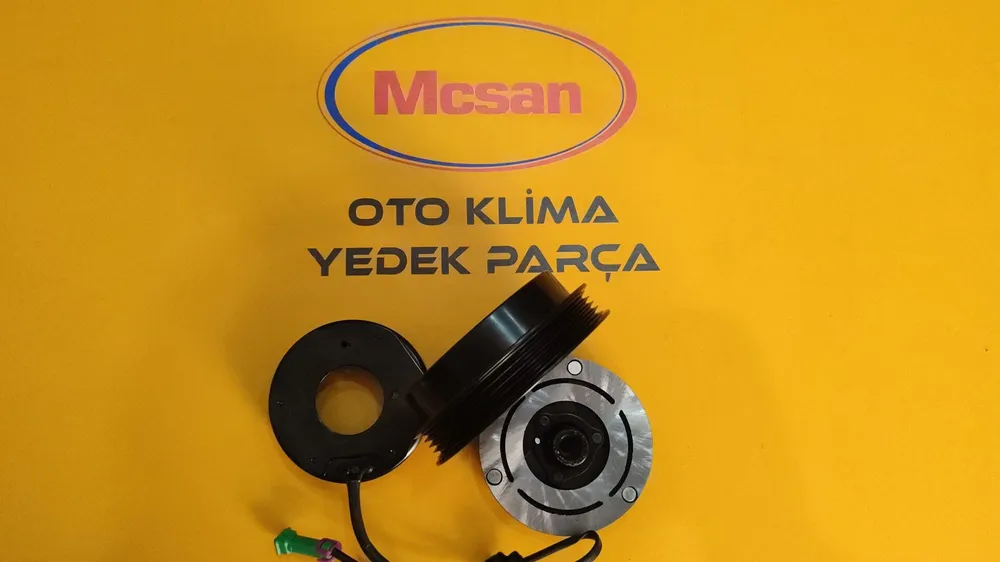 Audi A4 - Volkswagen Passat Klima Kompresörü Kasnak Seti 4 Pk Denso Audi A4 - Volkswagen Passat Klima Kompresörü Kasnak Seti 4 Pk Denso - Gorsel 1