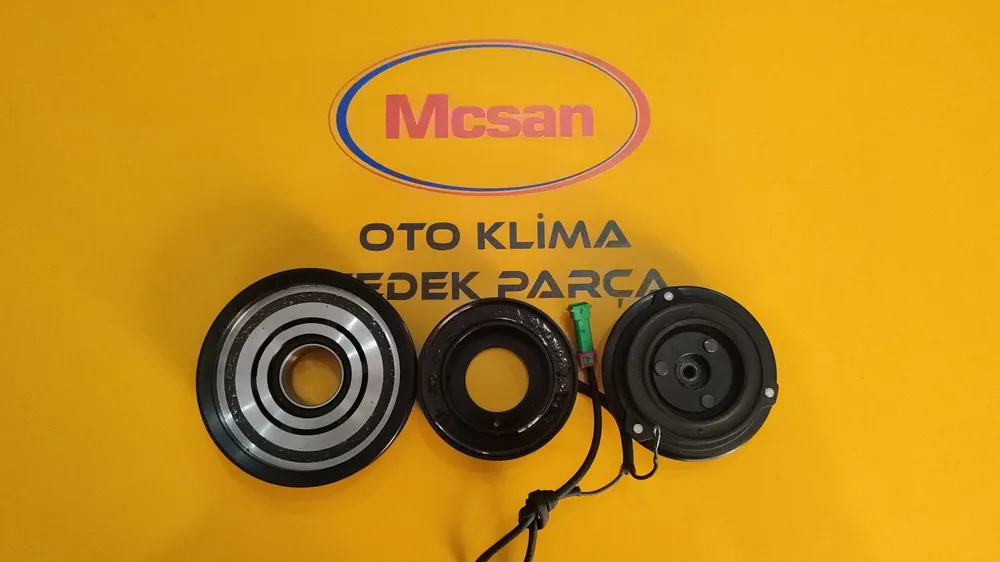 Audi A4 - Volkswagen Passat Klima Kompresörü Kasnak Seti 4 Pk Denso Audi A4 - Volkswagen Passat Klima Kompresörü Kasnak Seti 4 Pk Denso - Gorsel 2