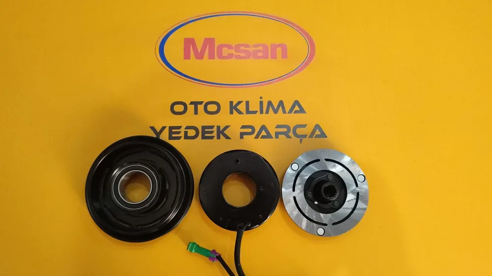 Audi A4 - Volkswagen Passat Klima Kompresörü Kasnak Seti 4 Pk Denso Audi A4 - Volkswagen Passat Klima Kompresörü Kasnak Seti 4 Pk Denso - Gorsel 3