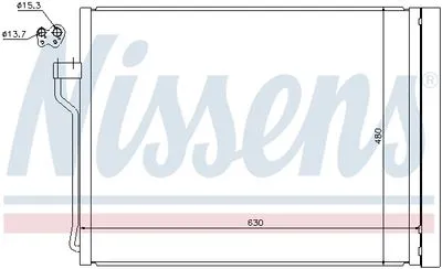 BMW 5 6 7 Serisi F10 F06 F01 Klima Radyatörü Kondanser 64536805452 BMW 5 6 7 Serisi F10 F06 F01 Klima Radyatörü Kondanser 64536805452 - Gorsel 3