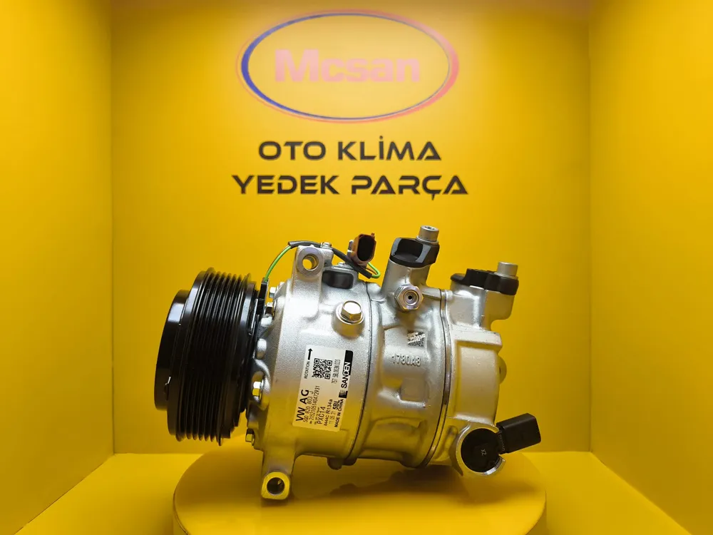 Cupra Formentor - Skoda Kamiq odiakq - Seat Tarraco Audi A3 Orijinal Klima Kompresörü 3Q0816803D Cupra Formentor - Skoda Kamiq odiakq - Seat Tarraco Audi A3 Orijinal Klima Kompresörü 3Q0816803D - Gorsel 1