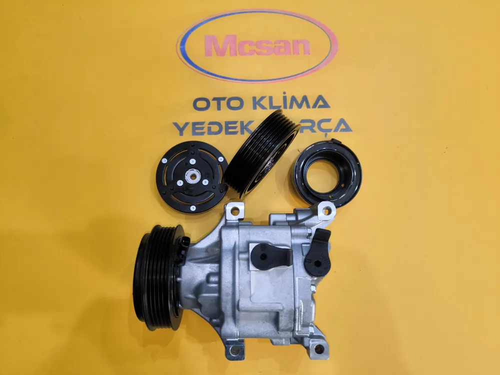 Fiat Albea - Doblo 1.3 M.Jet Klima Kompresörü Kasnak Seti Denso 6 Pk Fiat Albea - Doblo 1.3 M.Jet Klima Kompresörü Kasnak Seti Denso 6 Pk - Gorsel 1