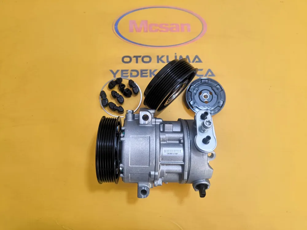 Fiat Bravo Linea 1.6 M.Jet Klima Kompresörü Kasnak Seti Denso 6 Pk Fiat Bravo Linea 1.6 M.Jet Klima Kompresörü Kasnak Seti Denso 6 Pk