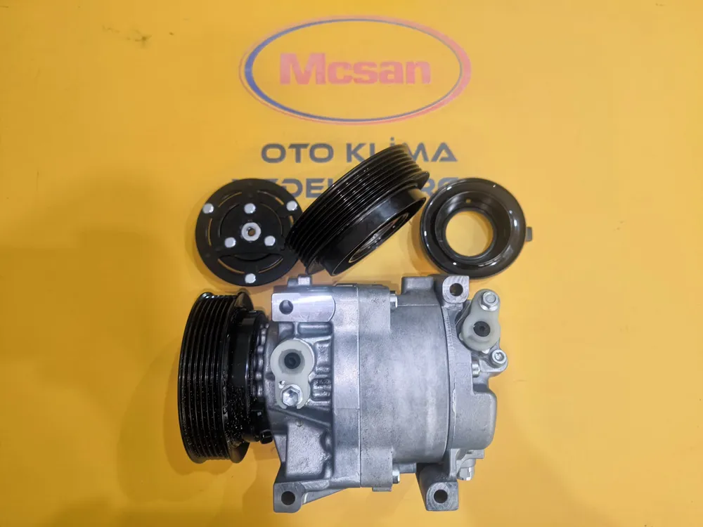 Fiat Doblo 1.9 Klima Kompresörü Kasnak Seti Denso 6 Pk Fiat Doblo 1.9 Klima Kompresörü Kasnak Seti Denso 6 Pk - Gorsel 1