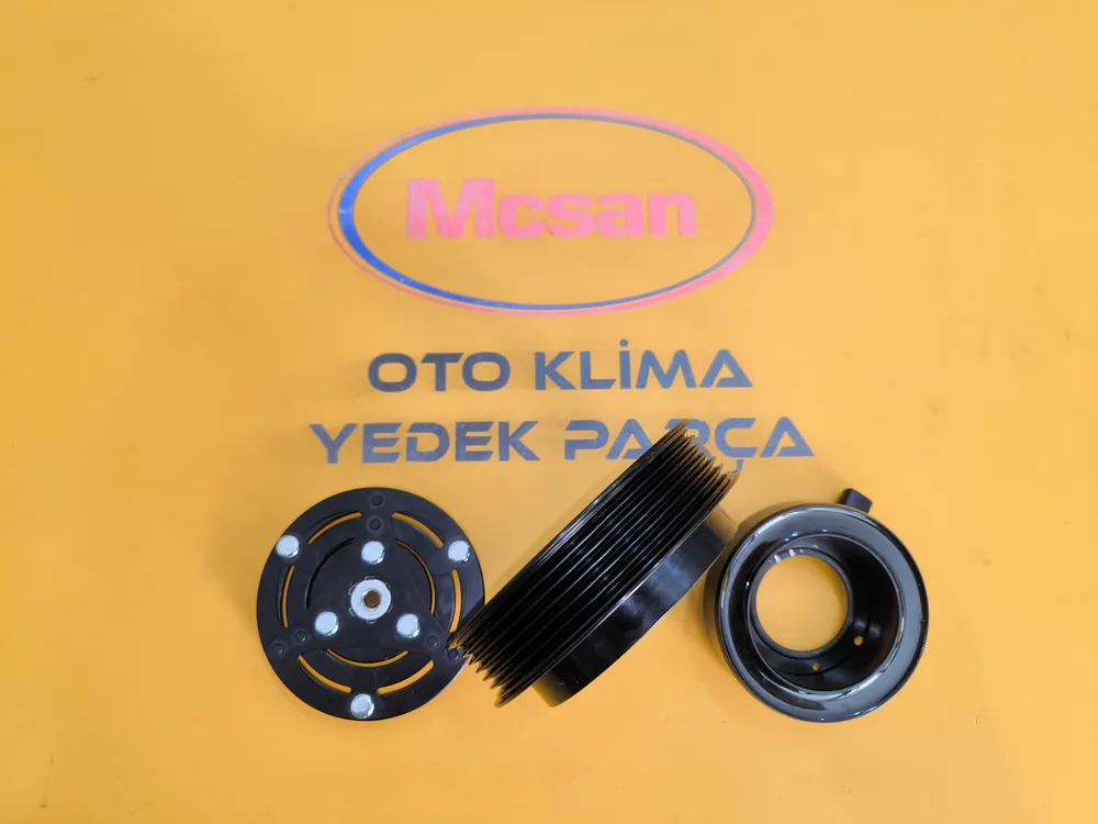 Fiat Doblo 1.9 Klima Kompresörü Kasnak Seti Denso 6 Pk Fiat Doblo 1.9 Klima Kompresörü Kasnak Seti Denso 6 Pk - Gorsel 2