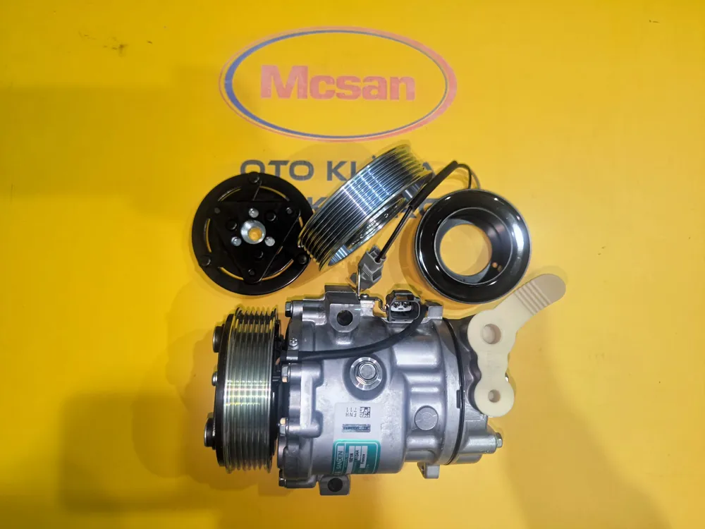 Fiat Doblo - Fiorino Klima Kompresörü Kasnak Seti Sanden 6 Pk Fiat Doblo - Fiorino Klima Kompresörü Kasnak Seti Sanden 6 Pk - Gorsel 1