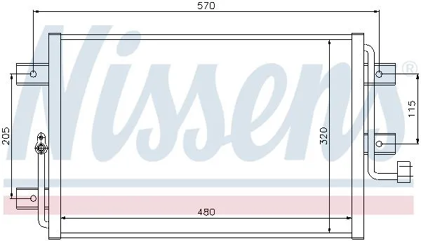 46803403 Fiat Palio Siena Klima Radyatörü Kondanser Fiat Palio Siena Klima Radyatörü Kondanser 46803403 - Gorsel 3