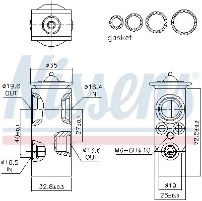 Fiat Punto Linea Fiorino Expansion (Genleşme) Valf 55702406 Fiat Punto Linea Fiorino Expansion (Genleşme) Valf 55702406 - Gorsel 3