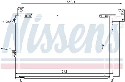 Ford Ranger Mazda B Serisi 2002-2015 Klima Radyatörü Kondanser 1478105 Ford Ranger Mazda B Serisi 2002-2015 Klima Radyatörü Kondanser 1478105 - Gorsel 3