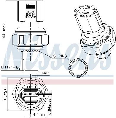 4990007691 Honda Accord Civic Cr-v Klima Basınç Müşürü Honda Accord Civic Cr-v Klima Basınç Müşürü 4990007691 - Gorsel 3