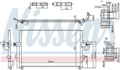 Hyundai Accent 1.3 - 1.5 1994-2000 Klima Radyatörü Kondanser 97606-22000 Hyundai Accent 1.3 - 1.5 1994-2000 Klima Radyatörü Kondanser 97606-22000 - Gorsel 3