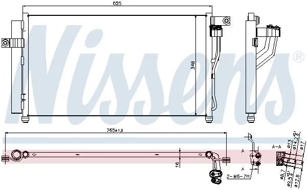 Hyundai Accent Era 2005-2010 Klima Radyatörü Kondanser 97606-1E000 Hyundai Accent Era 2005-2010 Klima Radyatörü Kondanser 97606-1E000 - Gorsel 3