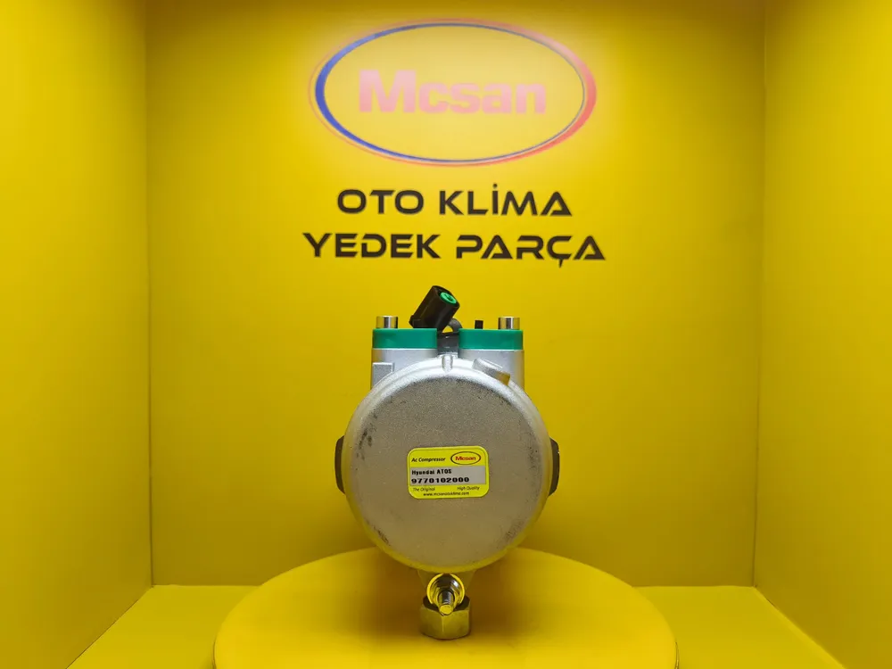 97701-02000 Hyundai Atos 1.0 1998-2003 Klima Kompresörü Hyundai Atos 1.0 1998-2003 Klima Kompresörü 97701-02000 - Gorsel 4