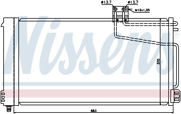 Mercedes C Serisi W203 Klima Radyatörü Kondanser A2035000054 Mercedes C Serisi W203 Klima Radyatörü Kondanser A2035000054 - Gorsel 3