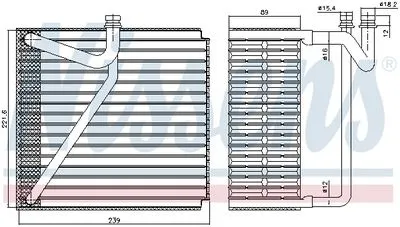 A1638300058 Mercedes ML W163 1998-2005 Klima Evaporatörü Mercedes ML W163 1998-2005 Klima Evaporatörü A1638300058 - Gorsel 6
