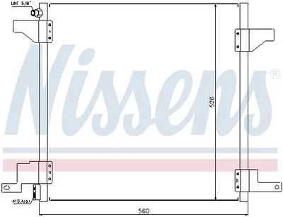 Mercedes ML W163 1998-2005 Klima Radyatörü Kondanser A1638300070 Mercedes ML W163 1998-2005 Klima Radyatörü Kondanser A1638300070 - Gorsel 3