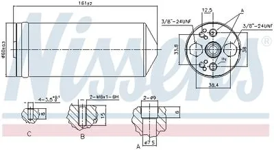 Nissan Pick-Up D22 - Mitsubishi L200 Drier Kurutucu Filtre 7812A095 Nissan Pick-Up D22 - Mitsubishi L200 Drier Kurutucu Filtre 7812A095 - Gorsel 4