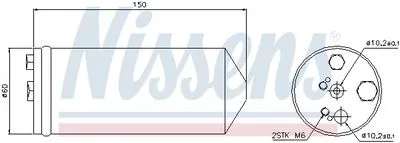 921319F500 Nissan Pick-Up Primera Drier Kurutucu Filtre Nissan Pick-Up Primera Drier Kurutucu Filtre 921319F500 - Gorsel 4