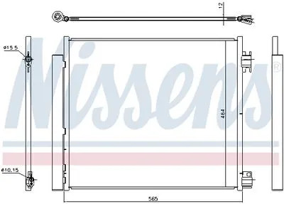 Nissan X-Trail Qashqai Renault Kadjar Koleos Klima Radyatörü Kondanser 921004BE0A Nissan X-Trail Qashqai Renault Kadjar Koleos Klima Radyatörü Kondanser 921004BE0A - Gorsel 3