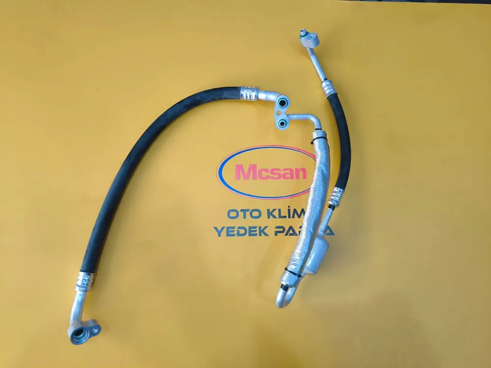 Opel Astra G 1998-2000 Oringli (Kompresör-Radyatör-Evaporatör) Arası Çatal Klima Hortumu 9130626 Opel Astra G 1998-2000 Oringli (Kompresör-Radyatör-Evaporatör) Arası Çatal Klima Hortumu 9130626 - Gorsel 3