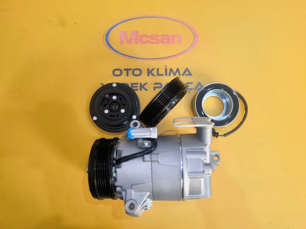 09165714 Opel Astra H Klima Kompresör Kasnak Seti 5PK Opel Astra H Klima Kompresör Kasnak Seti 5PK 09165714 - Gorsel 1