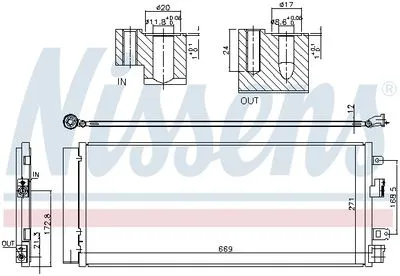 1850441 Opel Corsa E 2014-2019 Klima Radyatörü Kondanser Opel Corsa E 2014-2019 Klima Radyatörü Kondanser 1850441 - Gorsel 3