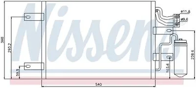 13148296 Opel Meriva 2003-10 Klima Radyatörü Kondanser Opel Meriva 2003-10 Klima Radyatörü Kondanser 13148296 - Gorsel 3