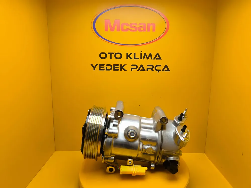 Peugeot 207 307 Citroen C3 2007-2016 Klima Kompresörü 9671216280 Peugeot 207 307 Citroen C3 2007-2016 Klima Kompresörü 9671216280 - Gorsel 1