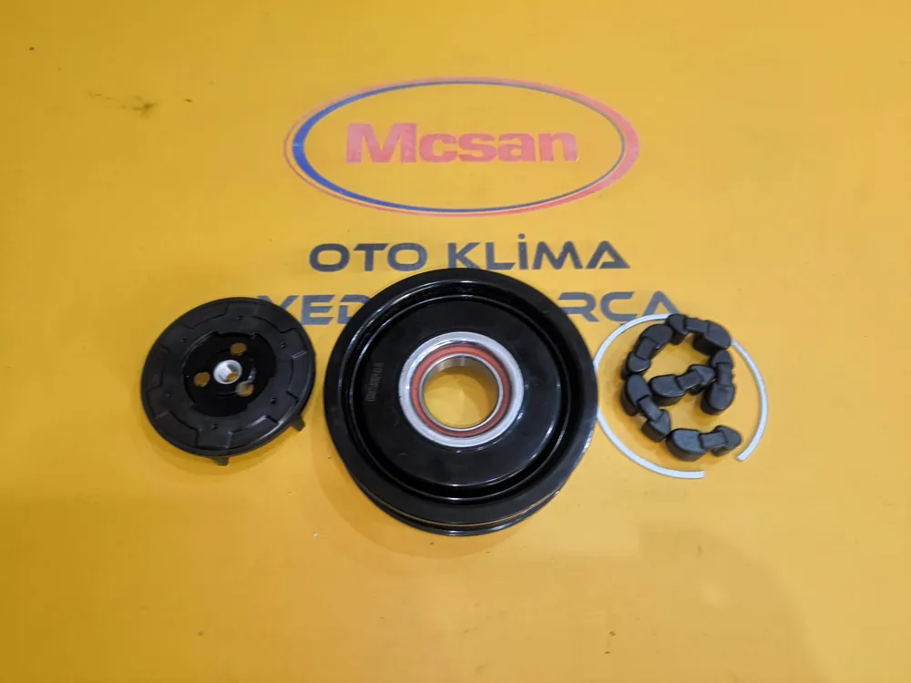 Peugeot 3008 Citroen C4 Klima Kompresörü Kasnak Seti Denso 6 Pk Peugeot 3008 Citroen C4 Klima Kompresörü Kasnak Seti Denso 6 Pk - Gorsel 3