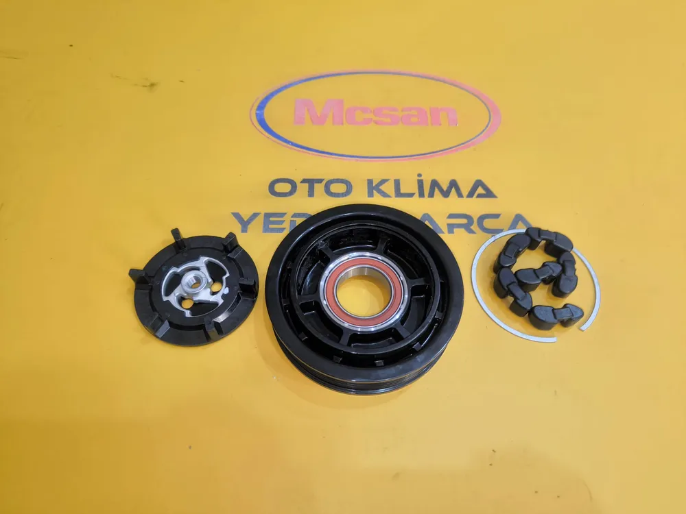 Peugeot 3008 Citroen C4 Klima Kompresörü Kasnak Seti Denso 6 Pk Peugeot 3008 Citroen C4 Klima Kompresörü Kasnak Seti Denso 6 Pk - Gorsel 4