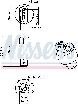 9614390780 Peugeot 406 Citroen Fiat Klima Basınç Müşürü Peugeot 406 Citroen Fiat Klima Basınç Müşürü 9614390780 - Gorsel 4