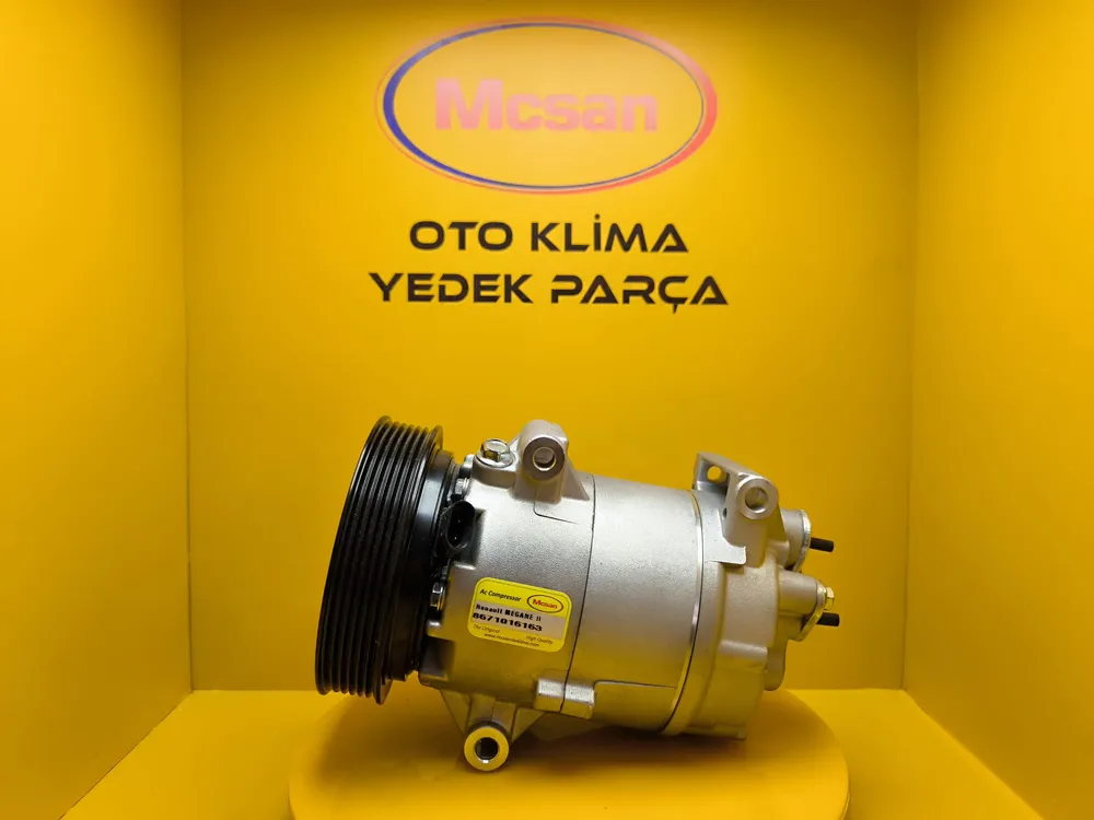Renault Megane 2 1.4 - 1.6 - 1.5Dci 2003-2009 Klima Kompresörü 7703002209 Renault Megane 2 1.4 -1.5Dci-1.6 2003-2009 Klima Kompresörü 7703002209 - Gorsel 1