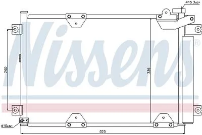 Suzuki Grand Vitara 1998-2003 Klima Radyatörü Kondanser 95310-65D10 Suzuki Grand Vitara 1998-2003 Klima Radyatörü Kondanser 95310-65D10 - Gorsel 3