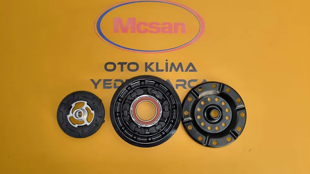 Toyota Auris Avensis Klima Kompresörü Kasnak Seti Denso 6 PK Toyota Auris Avensis Klima Kompresörü Kasnak Seti Denso 6 PK - Gorsel 3