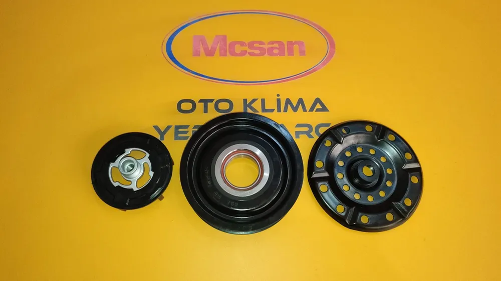 Toyota Avensis T25 - Corolla Klima Kompresörü Kasnak Seti DENSO 6Pk Toyota Avensis T25 - Corolla Klima Kompresörü Kasnak Seti DENSO 6Pk - Gorsel 3