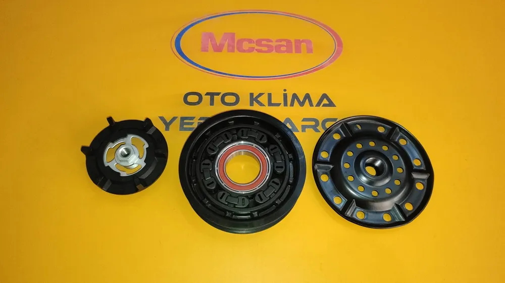 Toyota Avensis T25 - Corolla Klima Kompresörü Kasnak Seti DENSO 6Pk Toyota Avensis T25 - Corolla Klima Kompresörü Kasnak Seti DENSO 6Pk - Gorsel 4