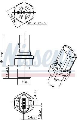 301101-A-B-C Volkswagen 2017+ Orijinal Klima Basınç Müşürü Volkswagen 2017+ Orijinal Klima Basınç Müşürü 301101-A-B-C - Gorsel 3