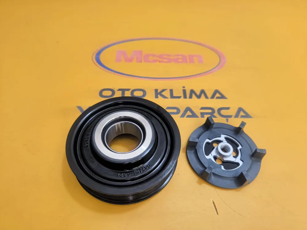 Volkswagen Golf 5 – 6 Klima Kompresörü Kasnak Seti DENSO 6Pk Volkswagen Golf 5 – 6 Klima Kompresörü Kasnak Seti DENSO 6Pk - Gorsel 3