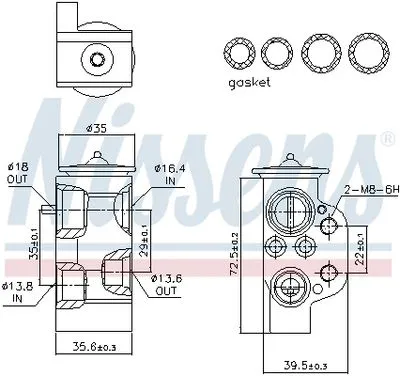 Volkswagen Golf 5 Jetta Audi A3 Expansion (Genleşme) Valfi 1K0820679 Volkswagen Golf 5 Jetta Audi A3 Expansion (Genleşme) Valfi 1K0820679 - Gorsel 2