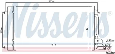 Volkswagen Polo 2009-2017 Klima Radyatörü Kondanser 6R0820411D Volkswagen Polo 2009-2017 Klima Radyatörü Kondanser 6R0820411D - Gorsel 3