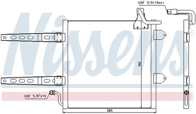 Volkswagen Polo Lupo 1996-2005 Klima Radyatörü Kondanser 6N820413 Volkswagen Polo Lupo 1996-2005 Klima Radyatörü Kondanser 6N820413 - Gorsel 2