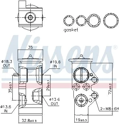 Volkswagen Polo Skoda Fabia Expansion (Genleşme) Valf 6Q0820679 Volkswagen Polo Skoda Fabia Expansion (Genleşme) Valf 6Q0820679 - Gorsel 3