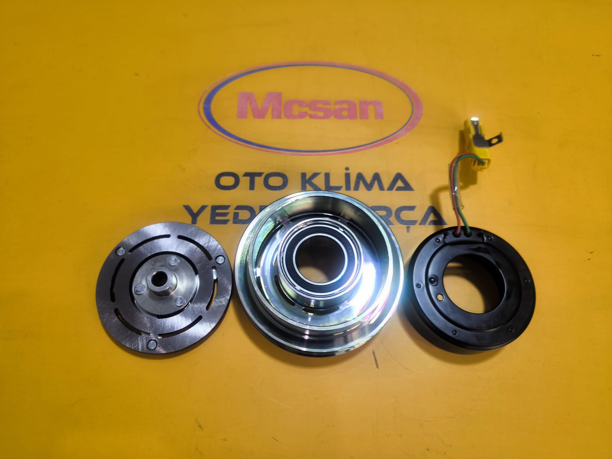 Renault Clio Klima Kompresörü Kasnak Seti SANDEN 6Pk Renault Clio Klima Kompresörü Kasnak Seti SANDEN 6Pk - Görsel 4